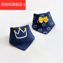 Baby Triangular Towel Cotton Breathable Baby Saliva Towel Infant Triangle Saliva towel Two children Mouth Summer Thin