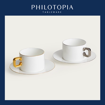 philotopia floating light random simple wind coffee cup saucer northern Europe minimalist high color value design English cup saucer