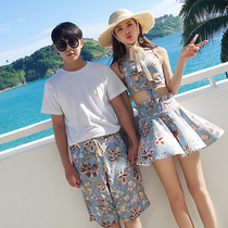 Couple swimsuit summer beach wear sunscreen swim mens and womens suits simple and sexy 2021 new ins wind seaside