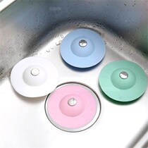  Kitchen and bathroom water plug Drain cover Push-on insect-proof sink Sewer floor drain washbasin silicone plug