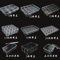  Handmade string bead containing box acrylic transparent jewelry Jewelry Bulk Bead Containing vial