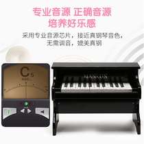 Childrens piano toys 25-key mini piano beginner wooden baby one year old gift can play music piano
