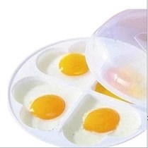 Microwave oven special egg steamer household kitchen plastic box high temperature resistant non-stick omelette cooking egg bowl mold