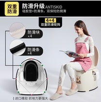 Simple Hollow Small apartment portable toilet toilet bucket portable portable outdoor plastic marine non-slip