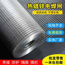 Barbed wire fence breeding steel wire protection rodent-proof mesh small hole welded wire mesh wire mesh outdoor grid grid encryption
