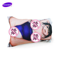 Anime two-dimensional throw pillow male with adult products shipping gun rack sex doll continental Chinese mainland PVC