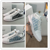 Dior Fall Winter Casual Shoes Full of LOGO Printing Medium and Low Sneakers Board Shoes Men's Shoes