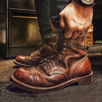 Bill Gotto Boots 8111 Goodyear Couple Martin Boots Men and Women Tide Locomotive Boots Winter Leather Short Boots
