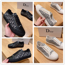 Fall winter new men's shoes letter logo stitching canvas shoes lace-up shoes sneakers board shoes