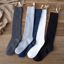 Calf socks women Spring and Autumn jk socks women mid-tube socks ins tide Japanese black stockings autumn cotton knee socks