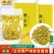 Xiangyun authentic golden Bud tea 2021 new tea Anji white tea Super 250g gift box bulk green tea