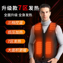 Intelligent temperature-controlled electric vest men and women vest charging heating warm middle-aged and elderly heating clothes waistcoat spot