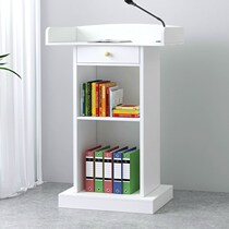 Multimedia podium steel podium audio-assisted multi-functional school teacher classroom podium table simple