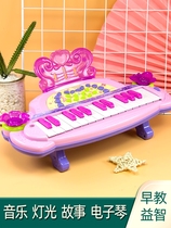 Childrens toys for girls 2021 new mini electronic keyboard puzzle piano early education beginner music toys