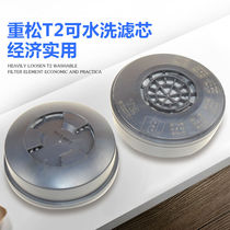 Japan heavy pine mask TW series mask accessories T2 core washable filter core welded polished activated carbon fiber