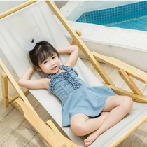 ins Korea cute childrens swimsuit Girls skirt Princess one-piece swimsuit Girls baby children sunscreen swimsuit