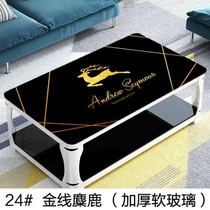 PVC new water-and oil-repellent anti-scalding simple mat table cloth household pad rectangular cha ji bu customization