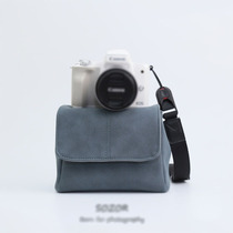Camera bag small mens tide shoulder bag female summer light SLR cute womens diagonal bag New Japanese series