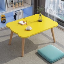 Bed small table floating window small low table tatami small coffee table bedroom sitting carpet Net red small desk home
