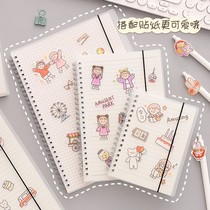 Grid notebook High School coil grid classroom postgraduate entrance examination super thick B5 simple lattice book wrong college students