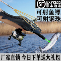 The new fish shooting artifact integrated high-precision power Daquan set special multi-functional fishing dart slingshot frame