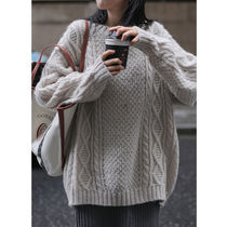 Gentle wind twist sweater women wear 2021 spring new retro Korean version of foreign style loose lazy knitted coat