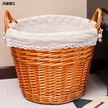 Wicker rattan storage basket box storage basket basket dirty clothes basket home new laundry basket storage box storage basket storage basket