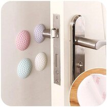 Behind The Wall crash pad silica gel fang zhuang tie thickened rubber anti-collision door handle anti-collision wall pad damper door