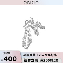First print OINICIO Fennel Fish Series Original Small Crowddesign Fish Tail Ear hanging without earthen ear osteoclaves female earthen