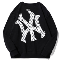 MLB MORE autumn and winter mens and womens sports sweater NY Yankees couples loose plus velvet niche top tide tide