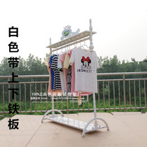 European-style iron coat rack hanger landing creative bedroom clothes hanger fashion clothing store display rack