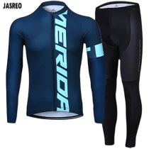 Spring and summer Merida riding suit long sleeve suit mountain bike suit top pants for men and women can be customized plus size