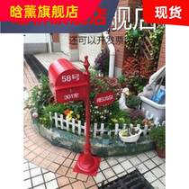 European Tianjin Iron Villa Signal Box landing Billbox Email mailbox outdoor rain-proof newspaper mailbox
