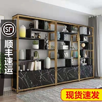 Partition creative modern simple bookshelf storage combination living room floor office multi-layer simple display cabinet