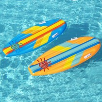 Surfboard novice single skateboard water inflatable floating row Multi-person childrens lying board swimming circle can sit in the water airship