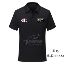 Support custom logo chq logo FIBA FIBA FIBA basketball referee uniform short sleeve polo