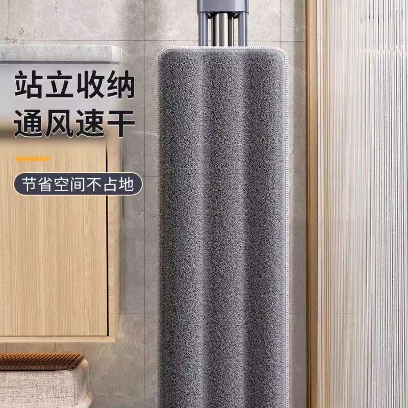 2023年の新しい家庭用手洗い可能なフラット吸収性モップ、怠け者のためのモップ掃除のアーティファクト