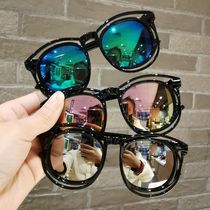 Childrens glasses boys and girls personality sunglasses boys UV children Princess sun glasses baby sunshades