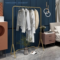 Hanging clothes hanging poles landing clothes rack indoor sturdy room hangers do not take up space hanging clothes artifact