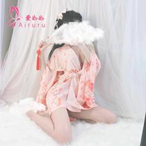 Foot massage work clothes cover the stomach word shoulder dress ol suit upskirt walking light Ultra-exposed lace elastic bag arm