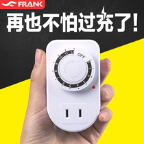 Anti-overcharge intelligent timing converter switch socket electric vehicle battery charging protection automatic power-off countdown