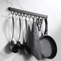  Punch-free hook Multi-function household kitchen storage hook Wall self-adhesive hook strong hook A row of hooks