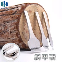 White Steel Cut French cut inclined flat cut ling zhan cowhide tools leather punch professional DIY tools 3 85 mm2 7mm
