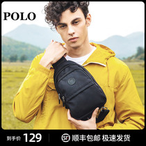 Polo chest bag mens single shoulder bag Male Shoulder Bag Bag Mens Bag Oxford Cloth Diagonal Satchel Satchel Satchel Bag Men Summer