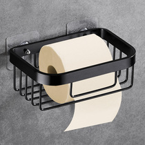 Punch-free toilet paper rack toilet tissue box toilet paper household hand paper roll paper paper roll paper for toilet wall-mounted