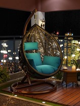 Hanging chair home balcony rocking chair bedroom girl real vine hanging basket chair bedroom small indoor swing sitting and lying dual use