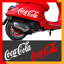 Reflective sticker for vespa biacho spring Sprint GTS Vispa body Coca-Cola decal waterproof