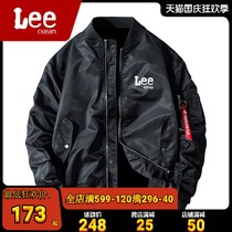 Lee Ckean official website spring and autumn ma1 Air Force bomber jacket mens Tide brand casual coat large size American loose