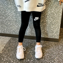 Girl Pants Children Dress Children Spring Autumn Clothing Outwear Underpants Spring Women Baby Gush Black Long Pants Sports Pants