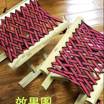 Mattie rope (color random hair) stool chair braided wire nylon rope tie fruit tree wood pull branch clothesline